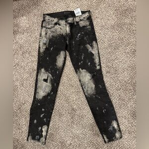 Guess sparkle Black and Gray Skinny Jeans